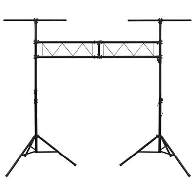 VidaXL Lichtstatief 338x115x(180-300) cm staal