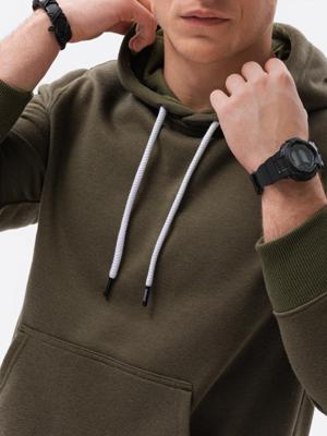 Ombre - Herenhoodie - Kakigroen - Kangaroezak