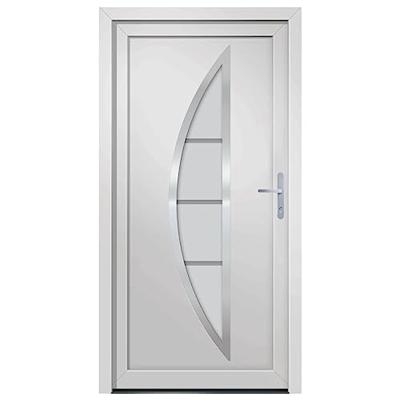 Voordeur 98x200 cm PVC wit