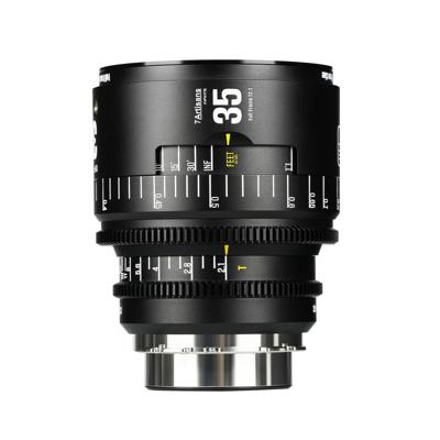 7Artisans INFINTE 35mm T2.1 Full-Frame Zwart - PL-mount