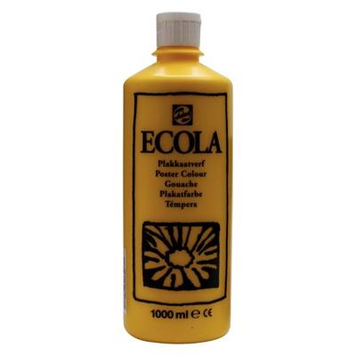 Talens Ecola plakkaatverf flacon van 1000 ml, geel Talens Ecola plakkaatverf flacon van 1000 ml, geel