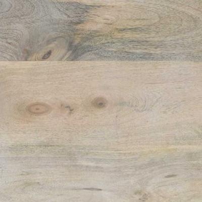 Nachtkastje Wit en zwart 50 x 33 x 60 cm massief mangohout