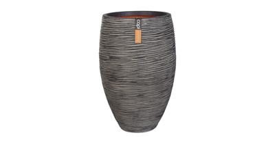 Capi Vaas Elegant Deluxe Rib NL 56x84 cm - Antraciet - thumbnail