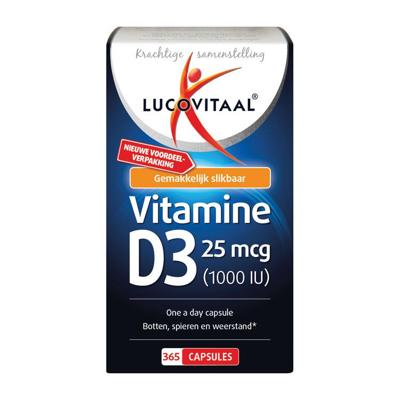 Lucovitaal Vitamine D3 25mcg 365 Capsules