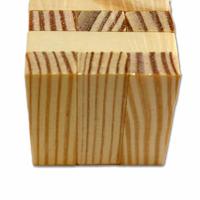 Stapel toren hout 51-delig 17.5x5x5cm - thumbnail