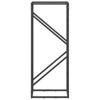 Brandhoutrek 40x25x100 cm koudgewalst staal zwart - thumbnail