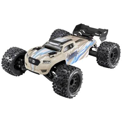 Reely Thor Krijtgrijs Brushless 1:10 RC auto Elektro Monstertruck 4WD 100% RTR 2,4 GHz Incl. accu, oplader en batterijen voor de zender Reely Thor Krijtgrijs Brushless 1:10 RC auto Elektro Monstertruck 4WD 100% RTR 2,4 GHz Incl. accu, oplader en batterijen voor de zender