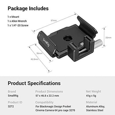 SmallRig 3272 T5/T7 SSD Mount for BMPCC 6K PRO