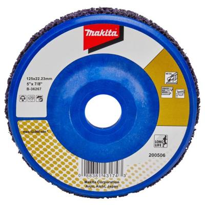 Makita Accessoires Reinigingsschijf 125mm paars - B-36267 - B-36267