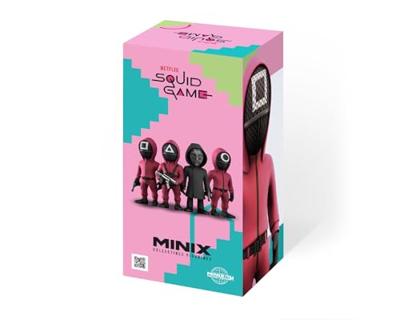 Squid Game Minix Figure Masked Square Guard 12 cm