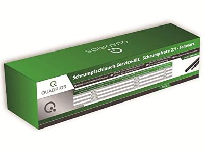 Quadrios 2004CA098 Krimpkous assortiment Zwart Krimpverhouding:2:1 7 onderdelen