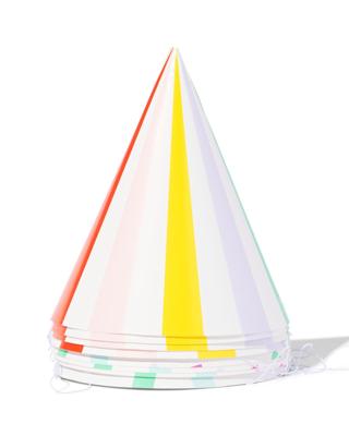 HEMA Feesthoedjes Multicolor 8 Stuks bij Jumbo