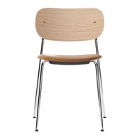 Audo Copenhagen Co Chair eetkamerstoel chroom gestoffeerd Dakar 0250 - thumbnail