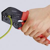 Knipex 97 52 13 Krimptang Ongeïsoleerde buiskabelschoenen, Ongeïsoleerde knelkabelschoenen, Ongeïsoleerde knelverbinders, Ongeïsoleerde persverbinders, - thumbnail