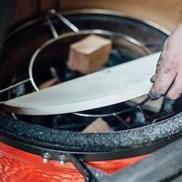 Kamado Joe halfronde plaat warmtedeflectoren voor Big Joe - 2 stuks - thumbnail