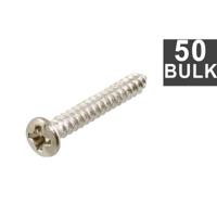 AllParts GS-3363-B01 bevestigingsschroeven gitaarbrug nikkel - thumbnail