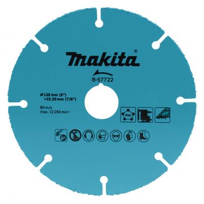Makita Accessoires Doorslijpschijf 125X1.0 Multi Hm - B-57722 - B-57722