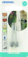 Dremel 115 Hogesnelheidsfrees 7,8 mm Dremel 115 Diameter 7.8 mm Schacht-Ø 3,2 mm 2 stuk(s) - thumbnail