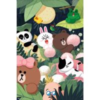 Poster Line Friends Jungle 61x91,5cm - thumbnail