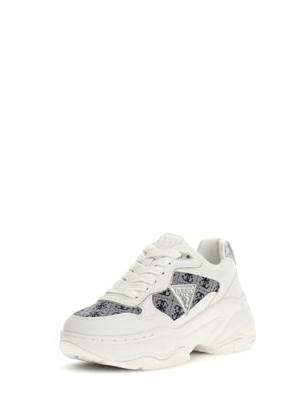 Guess Happy4 Sneakers Dames Wit/Blauw - Maat 37 - Kleur: WitBlauw | Soccerfanshop Guess Happy4 Sneakers Dames Wit/Blauw - Maat 37 - Kleur: WitBlauw | Soccerfanshop