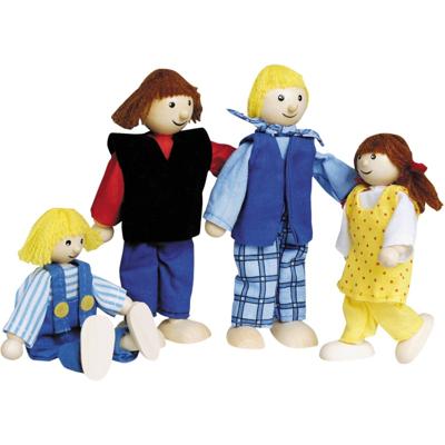 Goki poppenhuis familie
