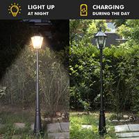 Lutec London Solar E12-Tuinlamp - thumbnail