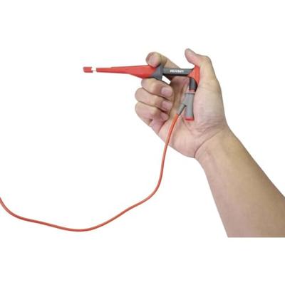 VOLTCRAFT MSK-115 Veiligheids-krokodilklemmenset Bus 4 mm CAT III 1000 V, CAT IV 600 V Zwart, Rood