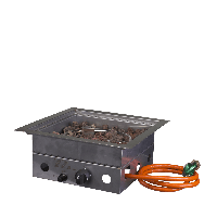 Cosi | Cosiburner Inbouwbrander | Square RVS - thumbnail