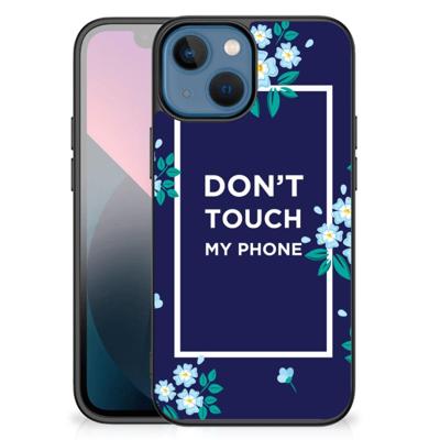 Apple iPhone 13 mini | Telefoon Hoesje | Flowers Blue DTMP