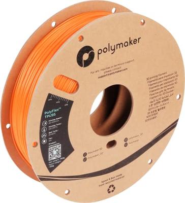 Polymaker PD01006 PolyFlex TPU-95A Filament TPU Flexibel 1.75 mm 750 g Oranje PolyFlex 1 stuk(s)