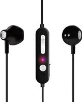 LogiLink BT0056 In Ear oordopjes Bluetooth Stereo Zwart Sport - thumbnail