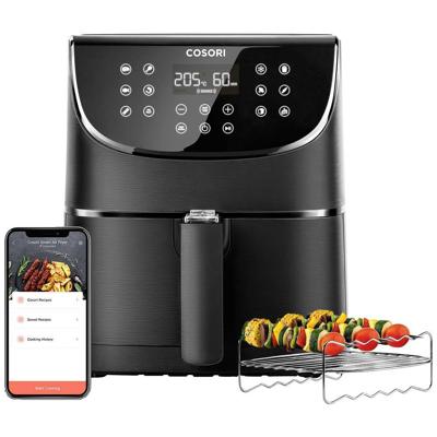 Cosori CS158-AF-RXB Airfryer 5.5 l 1700 W Appbased, Anti-aanbaklaag, Met display, BPA-vrij, Oververhittingsbeveiliging, Timerfunctie Zwart Cosori CS158-AF-RXB Airfryer 5.5 l 1700 W Appbased, Anti-aanbaklaag, Met display, BPA-vrij, Oververhittingsbeveiliging, Timerfunctie Zwart