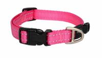 Rogz For Dogs snake halsband roze - thumbnail