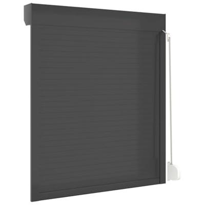 VidaXL Rolluik 110x130 cm aluminium antracietkleurig