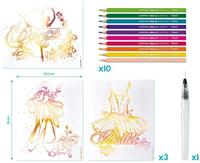 Hobbyset maped creativ aquaart ballet 14delig - thumbnail