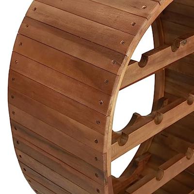 Wijnrek voor 13 flessen massief acaciahout Wijnrek voor 13 flessen massief acaciahout