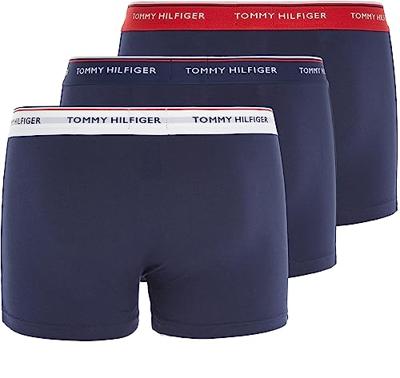 Tommy Hilfiger 3-Pack Heren Boxershorts - Premium Essential - Elastisch katoenen heren onderbroeken - M - Blauw - Onderbroek heren heren heren heren