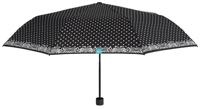 Perletti paraplu automatisch 96 cm microvezel zwart/wit - thumbnail