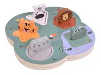 Small Foot - houten 3d dierengeluiden puzzel safari - thumbnail