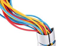 My Wall HZ44WL HZ44WL Kabelbundelhouder Wit 1 stuk(s) - thumbnail