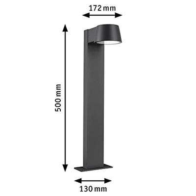 Paulmann 94715 Capea 2200K Wegverlichting LED 6 W Zwart Paulmann 94715 Capea 2200K Wegverlichting LED 6 W Zwart