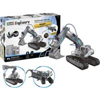 Revell Engineers 21305 Hydraulic Excavator 3in1 1:24 Elektro RC functiemodel Bouwpakket - thumbnail