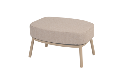 Voetenbank Puglia Latte 4SO Kussens Hocker Footstool Buiten Tuin 4 Seasons Outdoor