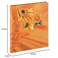 Hama Zelfklevend Fotoalbum Singo 28x31 cm 20 Vel Oranje - thumbnail
