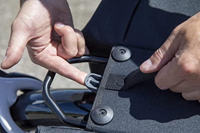 New Nova double - dubbele fietstas, waterafstotend, zwart