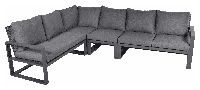 Hoek Loungebank Pina Colada Negro - thumbnail