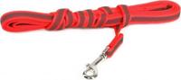 Lange lijn hond - Antislip - 14mm x 3m - Met handvat - Rood - thumbnail