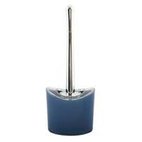 MSV Toiletborstel houder|wc-borstel Aveiro - kunststof - donkerblauw - thumbnail