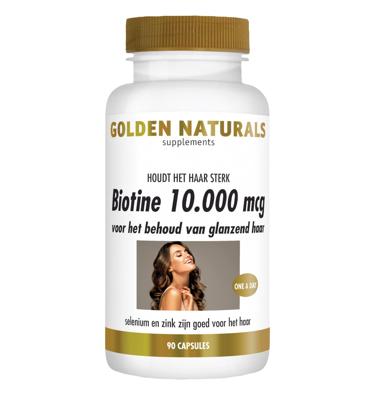 Golden Naturals Biotine 10.000mcg Capsules