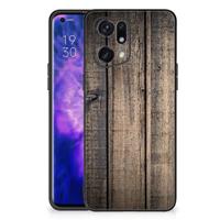 OPPO Find X5 Pro Houten Print Telefoonhoesje Steigerhout - thumbnail